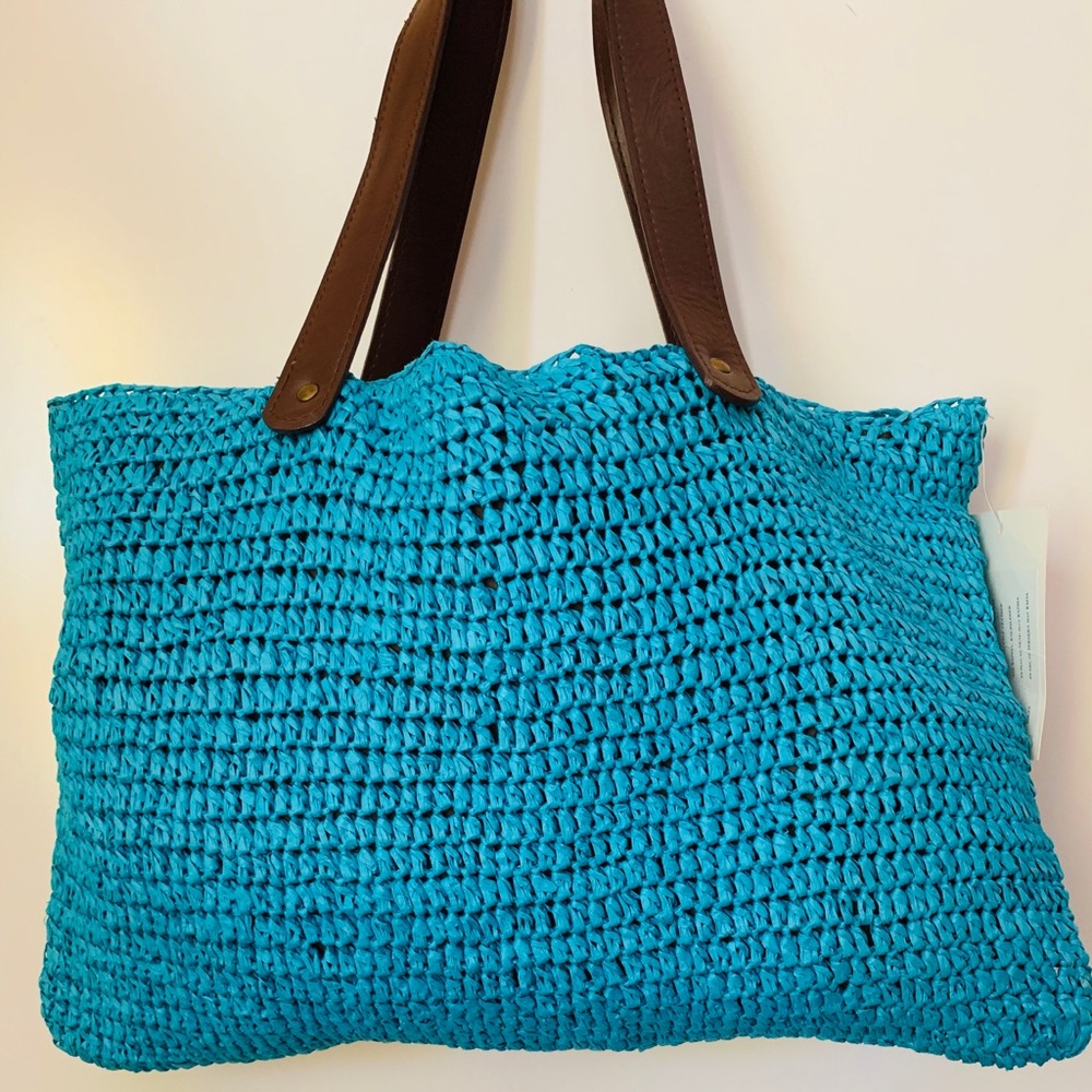MaxMara straw tote bag